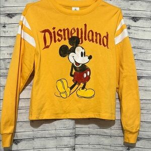 Disney parks Mickey Mouse Yellow Sweatshirt classic